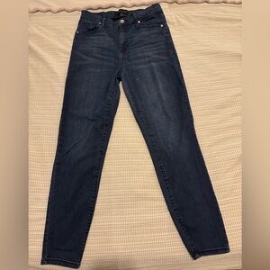 Kendall + Kylie The Kontour High Rise Skinny Jeans in Resistance